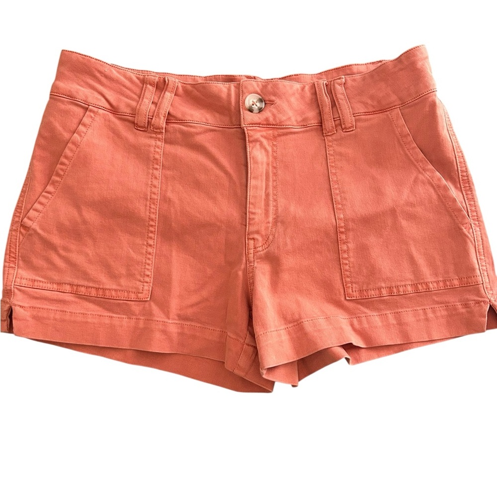BKE Women’s Coral‎ Orange Utility Shorts Size 27